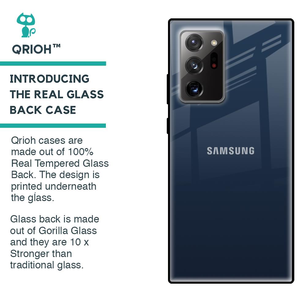 Overshadow Blue Glass Case For Samsung Galaxy Note 20 Ultra