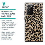 Leopard Seamless Glass Case For Samsung Galaxy Note 20 Ultra