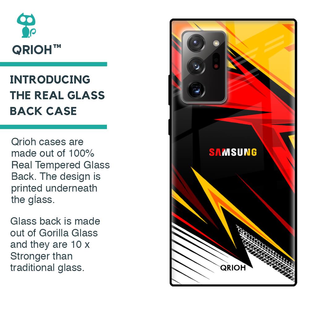 Race Jersey Pattern Glass Case For Samsung Galaxy Note 20 Ultra