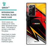 Race Jersey Pattern Glass Case For Samsung Galaxy Note 20 Ultra