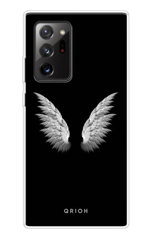 White Angel Wings Samsung Galaxy Note 20 Ultra Back Cover