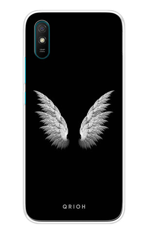 White Angel Wings Redmi 9A Back Cover