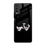 Space Traveller Vivo Y20 Glass Back Cover Online