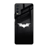 Super Hero Logo Vivo Y20 Glass Back Cover Online