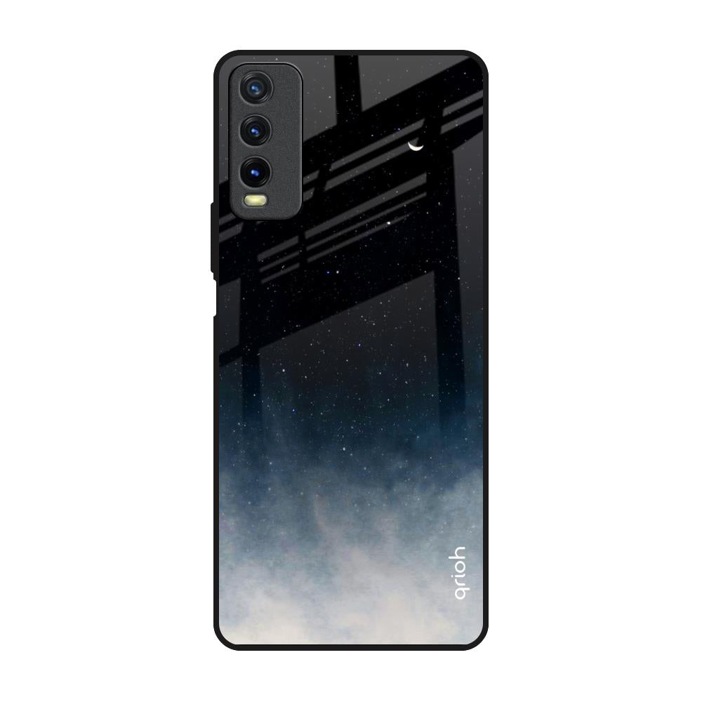 Black Aura Vivo Y20 Glass Back Cover Online