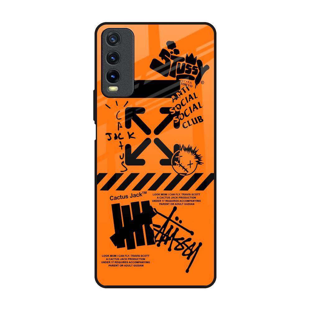Anti Social Club Vivo Y20 Glass Back Cover Online