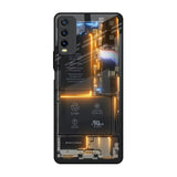 Glow Up Skeleton Vivo Y20 Glass Back Cover Online
