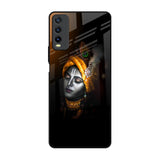 Ombre Krishna Vivo Y20 Glass Back Cover Online