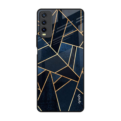 Abstract Tiles Vivo Y20 Glass Back Cover Online