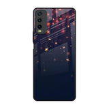 Falling Stars Vivo Y20 Glass Back Cover Online