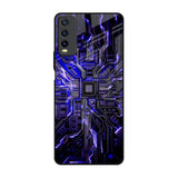 Techno Color Pattern Vivo Y20 Glass Back Cover Online