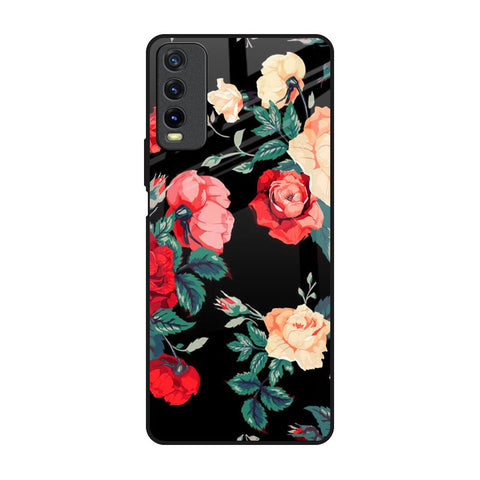 Floral Bunch Vivo Y20 Glass Back Cover Online