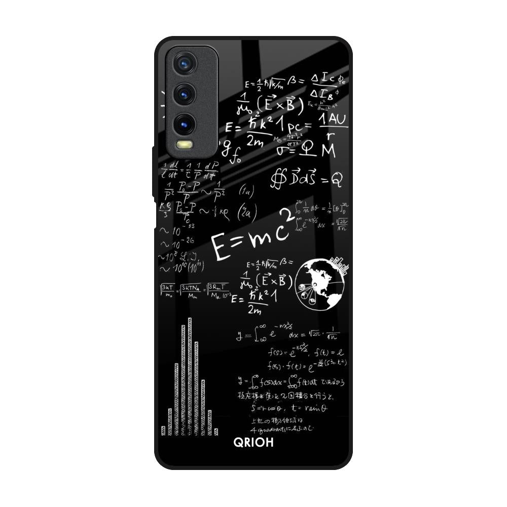 Funny Math Vivo Y20 Glass Back Cover Online
