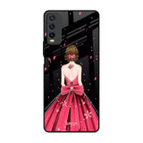 Fashion Princess Vivo Y20 Glass Back Cover Online