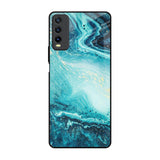 Sea Water Vivo Y20 Glass Back Cover Online