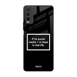 Dope In Life Vivo Y20 Glass Back Cover Online