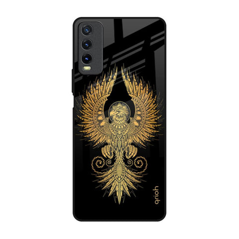 Mythical Phoenix Art Vivo Y20 Glass Back Cover Online