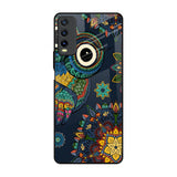 Owl Art Vivo Y20 Glass Back Cover Online