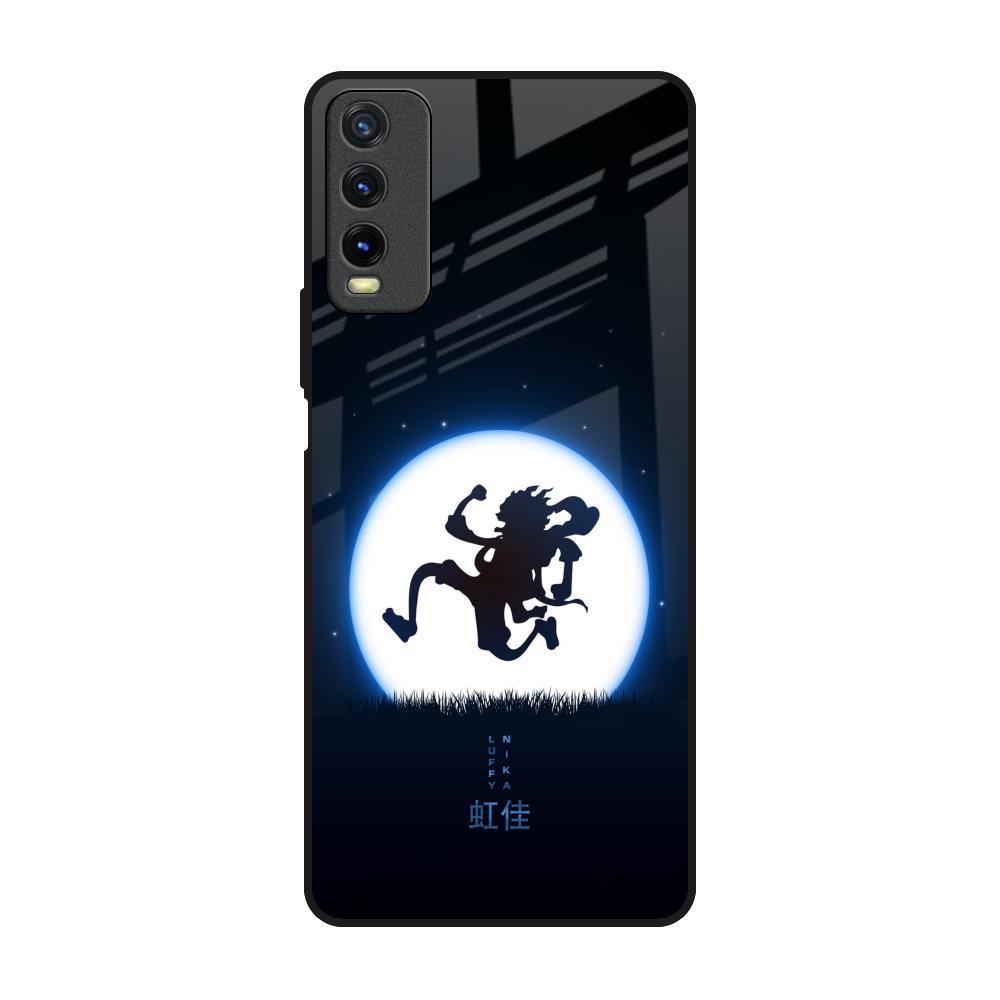 Luffy Nika Vivo Y20 Glass Back Cover Online