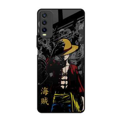 Dark Luffy Vivo Y20 Glass Back Cover Online