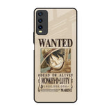 Luffy Wanted Vivo Y20 Glass Back Cover Online