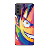 Monkey Wpap Pop Art Vivo Y20 Glass Back Cover Online