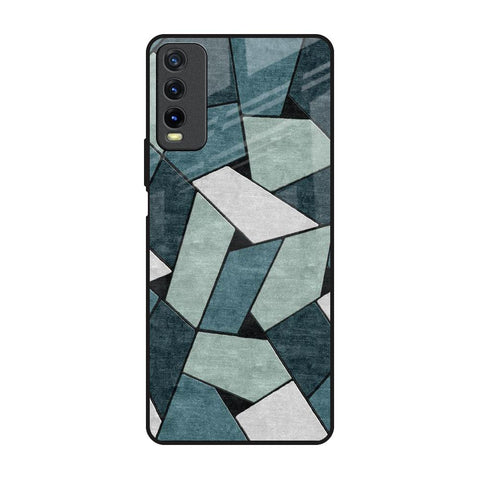 Abstact Tiles Vivo Y20 Glass Back Cover Online