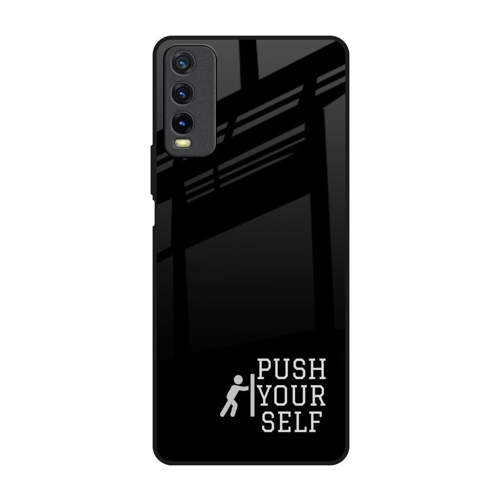 Push Your Self Vivo Y20 Glass Back Cover Online