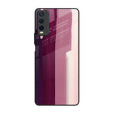 Brush Stroke Art Vivo Y20 Glass Back Cover Online