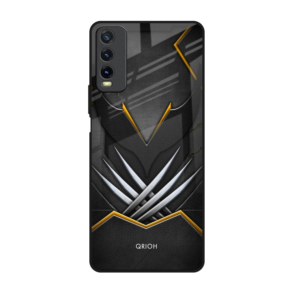 Black Warrior Vivo Y20 Glass Back Cover Online