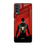 Mighty Superhero Vivo Y20 Glass Back Cover Online