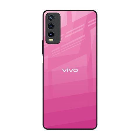 Pink Ribbon Caddy Vivo Y20 Glass Back Cover Online