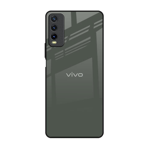 Charcoal Vivo Y20 Glass Back Cover Online