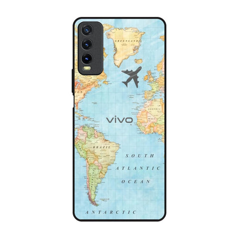 Fly Around The World Vivo Y20 Glass Back Cover Online