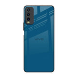 Cobalt Blue Vivo Y20 Glass Back Cover Online