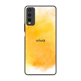 Rustic Orange Vivo Y20 Glass Back Cover Online