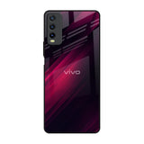 Razor Black Vivo Y20 Glass Back Cover Online