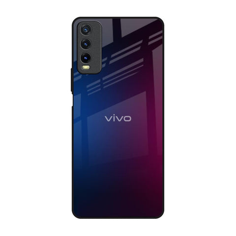 Mix Gradient Shade Vivo Y20 Glass Back Cover Online