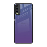 Indigo Pastel Vivo Y20 Glass Back Cover Online