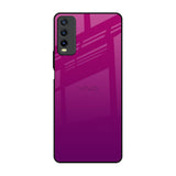 Magenta Gradient Vivo Y20 Glass Back Cover Online