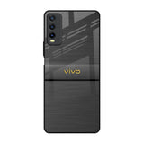 Grey Metallic Glass Vivo Y20 Glass Back Cover Online