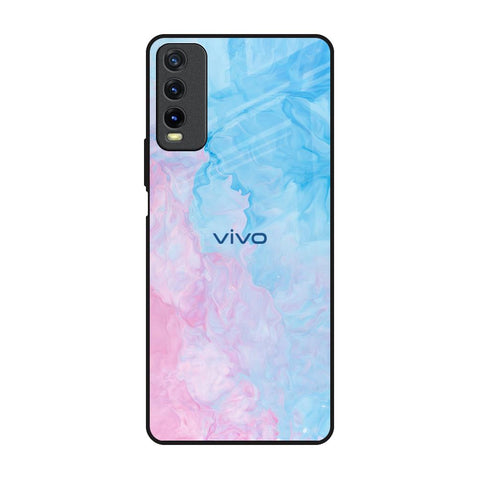 Mixed Watercolor Vivo Y20 Glass Back Cover Online