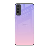 Lavender Gradient Vivo Y20 Glass Back Cover Online