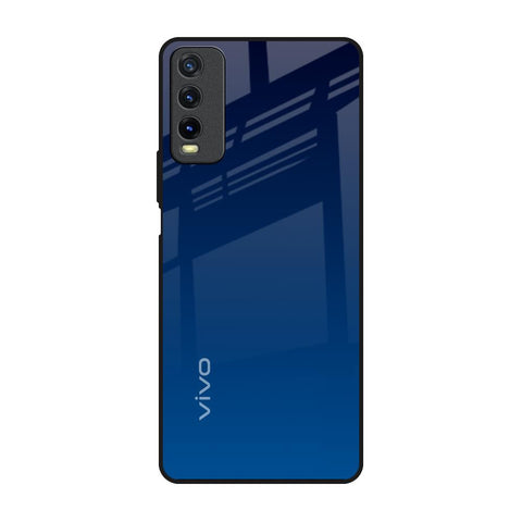 Very Blue Vivo Y20 Glass Back Cover Online