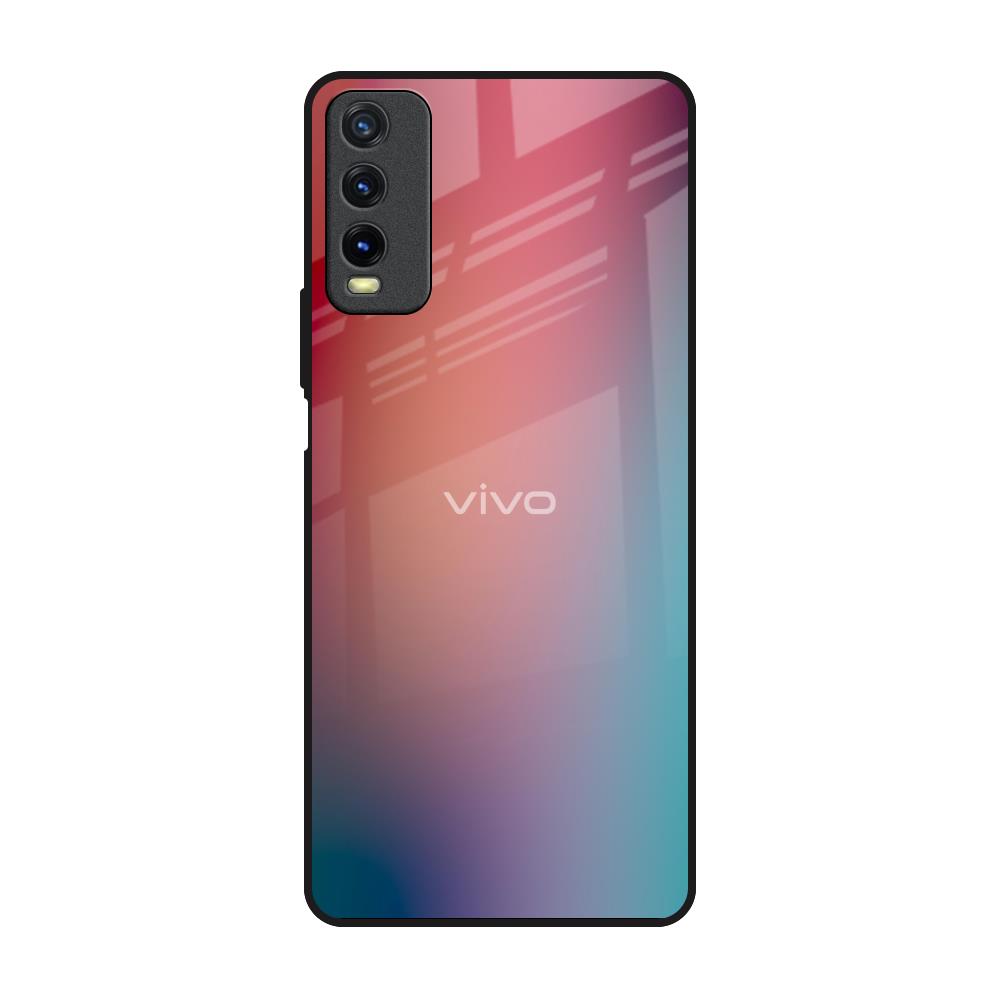 Dusty Multi Gradient Vivo Y20 Glass Back Cover Online