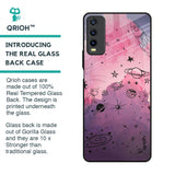 Space Doodles Glass Case for Vivo Y20