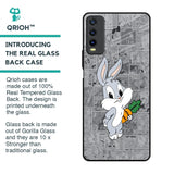 Cute Baby Bunny Glass Case for Vivo Y20