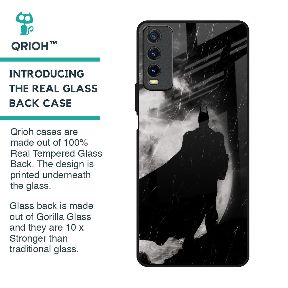 Dark Warrior Hero Glass Case for Vivo Y20