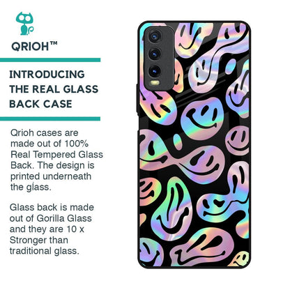 Acid Smile Glass Case for Vivo Y20