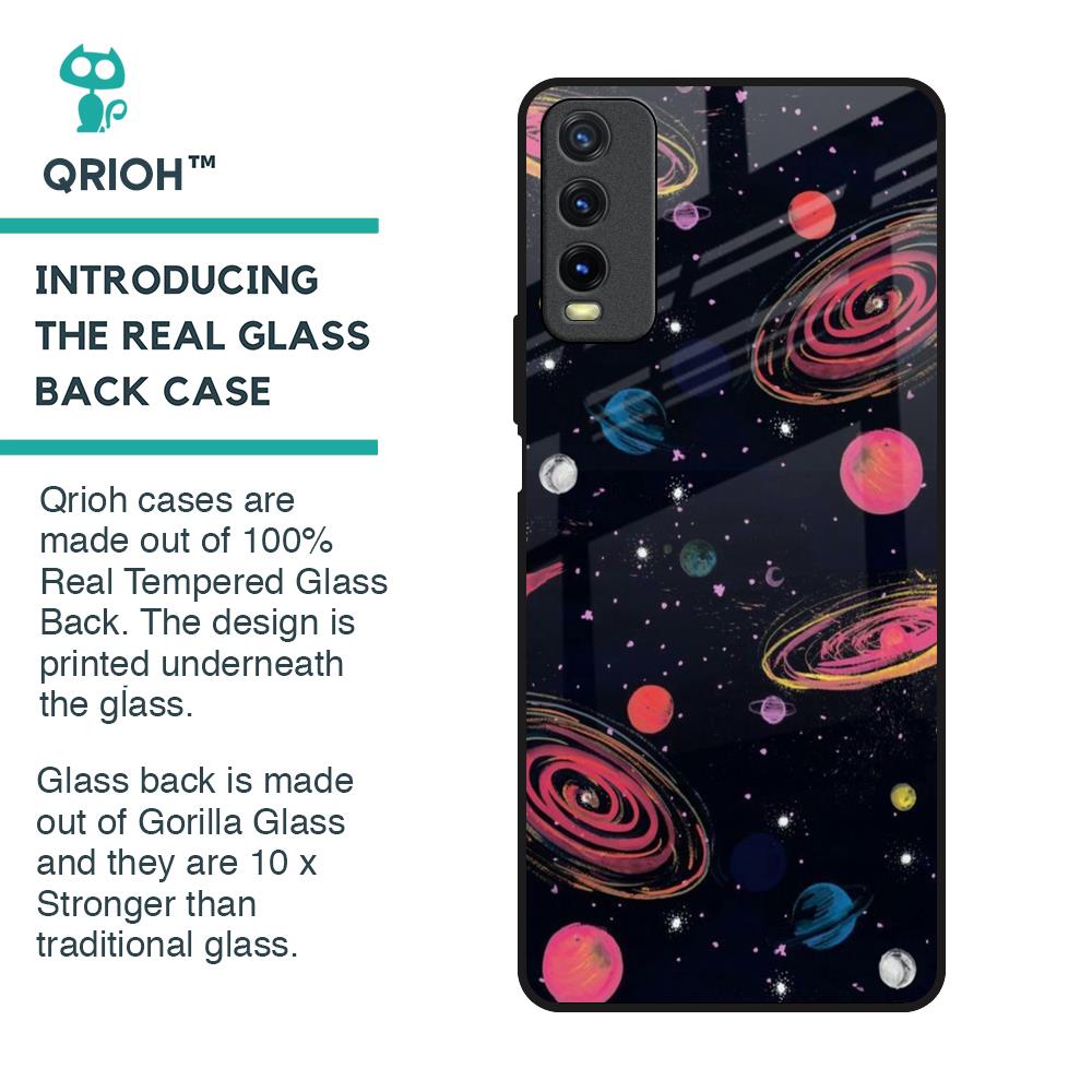 Galaxy In Dream Glass Case For Vivo Y20